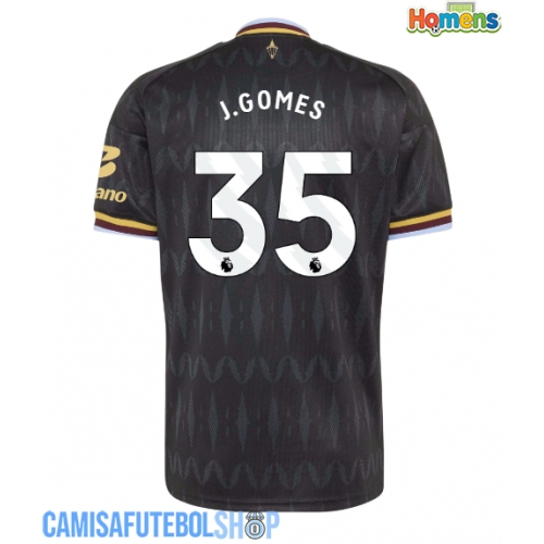 Camisa de time de futebol Aston Villa Joao Gomes #35 Replicas 2º Equipamento 2026-27 Manga Curta